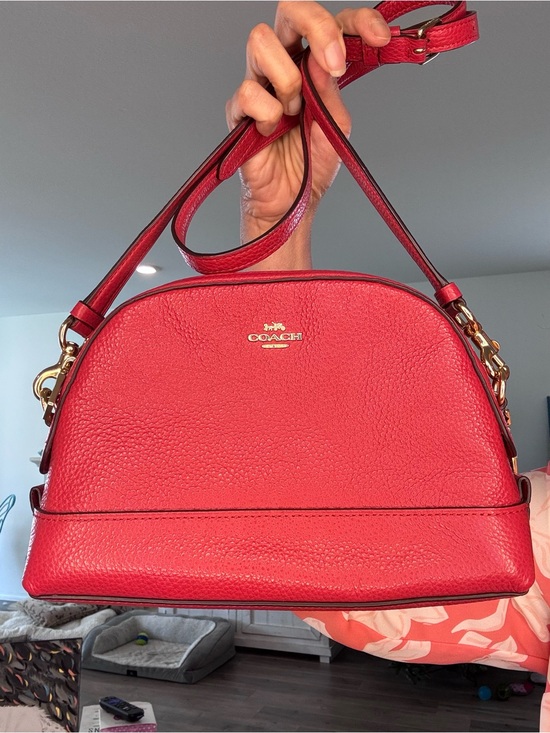 Coach Handbags - Coach Dome Crossbody Bag Red NEW